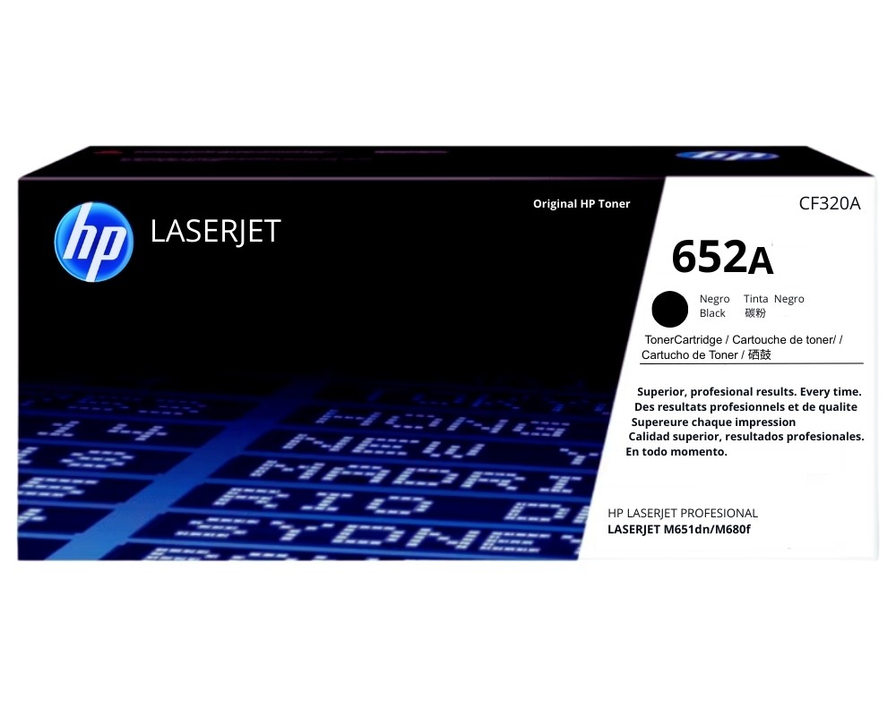 TONER HP 652A (CF320A)NEGRO Original | 11,500 Páginas  L.J. M651 / MFP M680