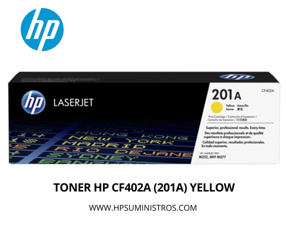 TONER HP CF402A (201A) YELLOW - PARA LJ PRO M252