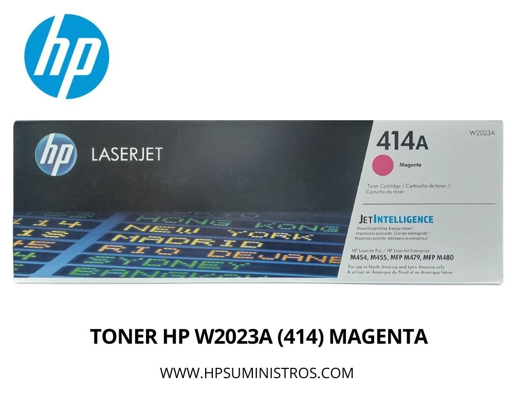 TONER HP W2023A (414A) MAGENTA LJ Pro M454 ,Pro MFP M479 / ORIGINAL PGS 2100