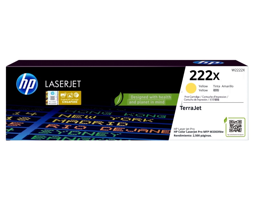 TONER HP 222X (W2222X) YELLOW- HP L.J. Pro 4201, 4202, MFP 4301