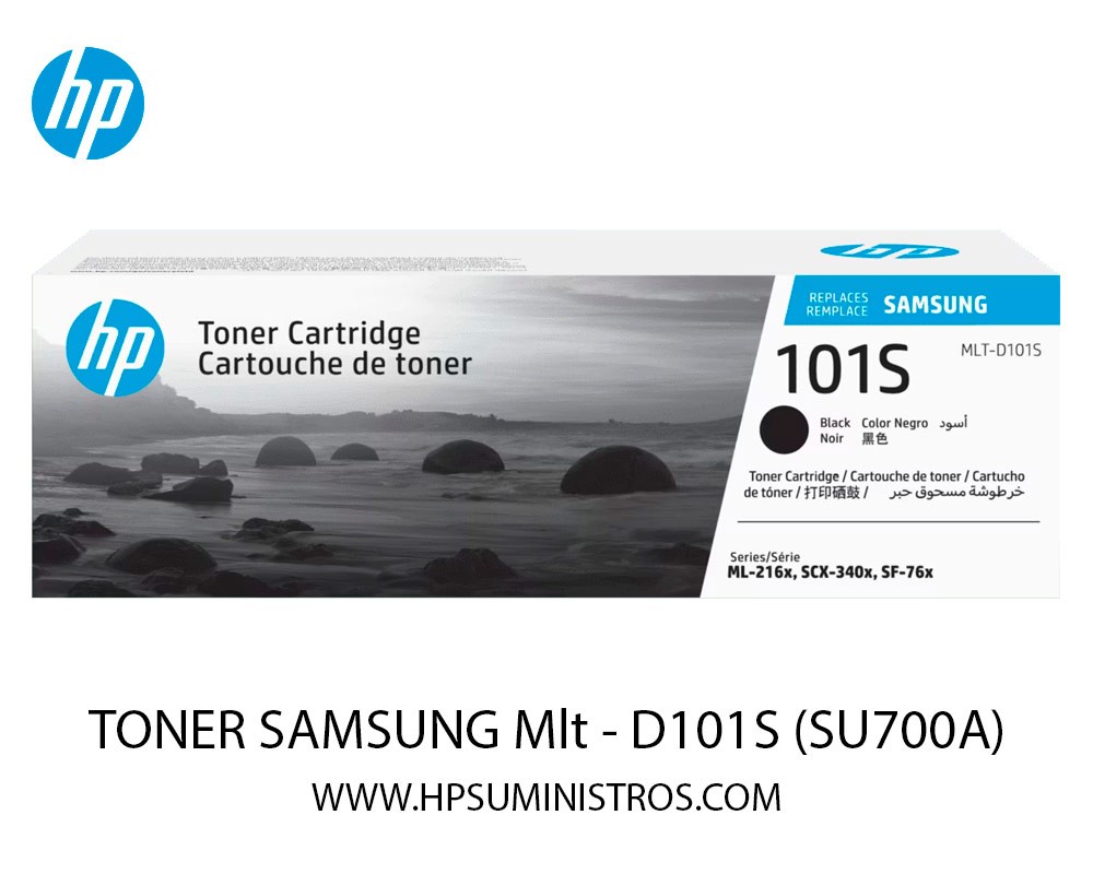 TONER SAMSUNG MLT-D101S(HP SU700A) - 1500 Páginas - ML-2160 SCX-3405  - ORIGINAL