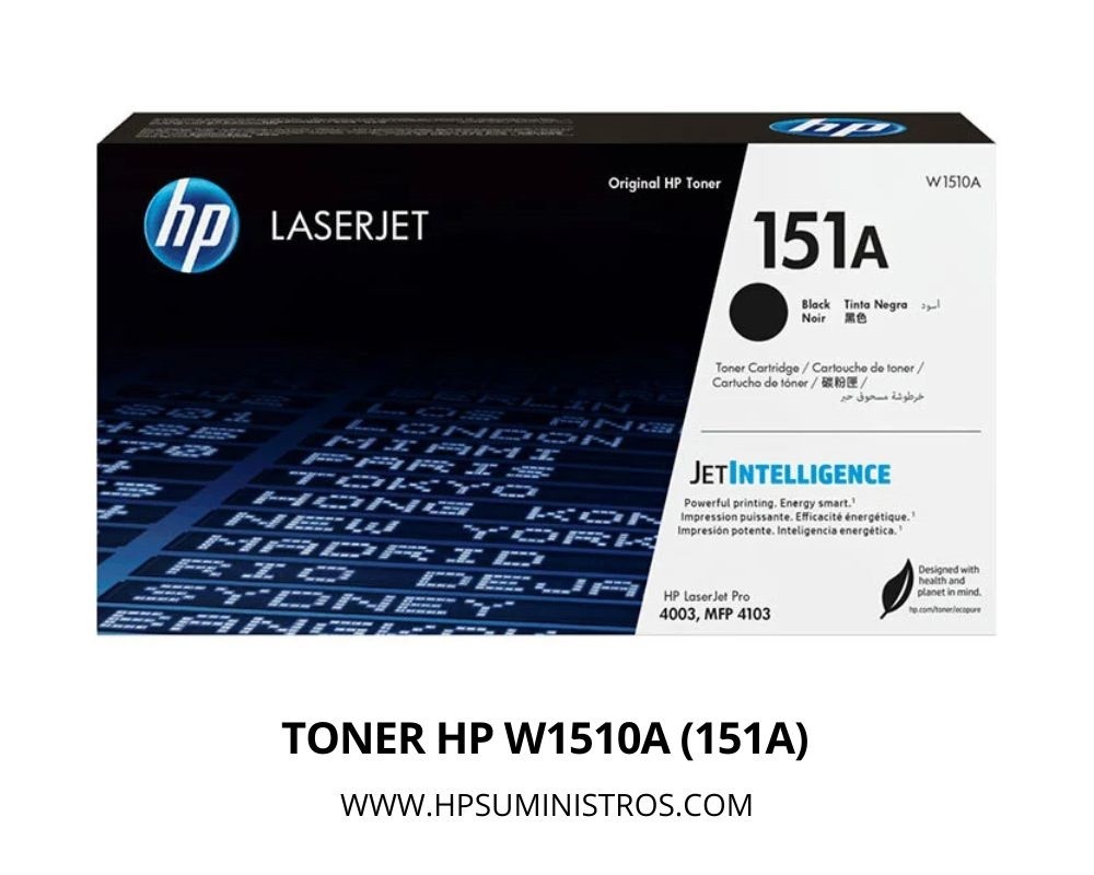 TONER HP W1510A (151A) L.J. 4003A BLACK 3,050 PGS