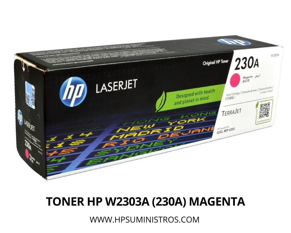 TONER HP 230A (W2303A) MAGENTA LaserJet Pro 4203, Mfp 4303