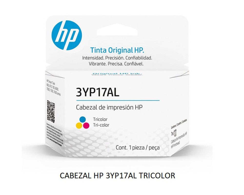 CABEZAL DE IMPRESORA HP 3YP17AL (GT)  TRICOLOR