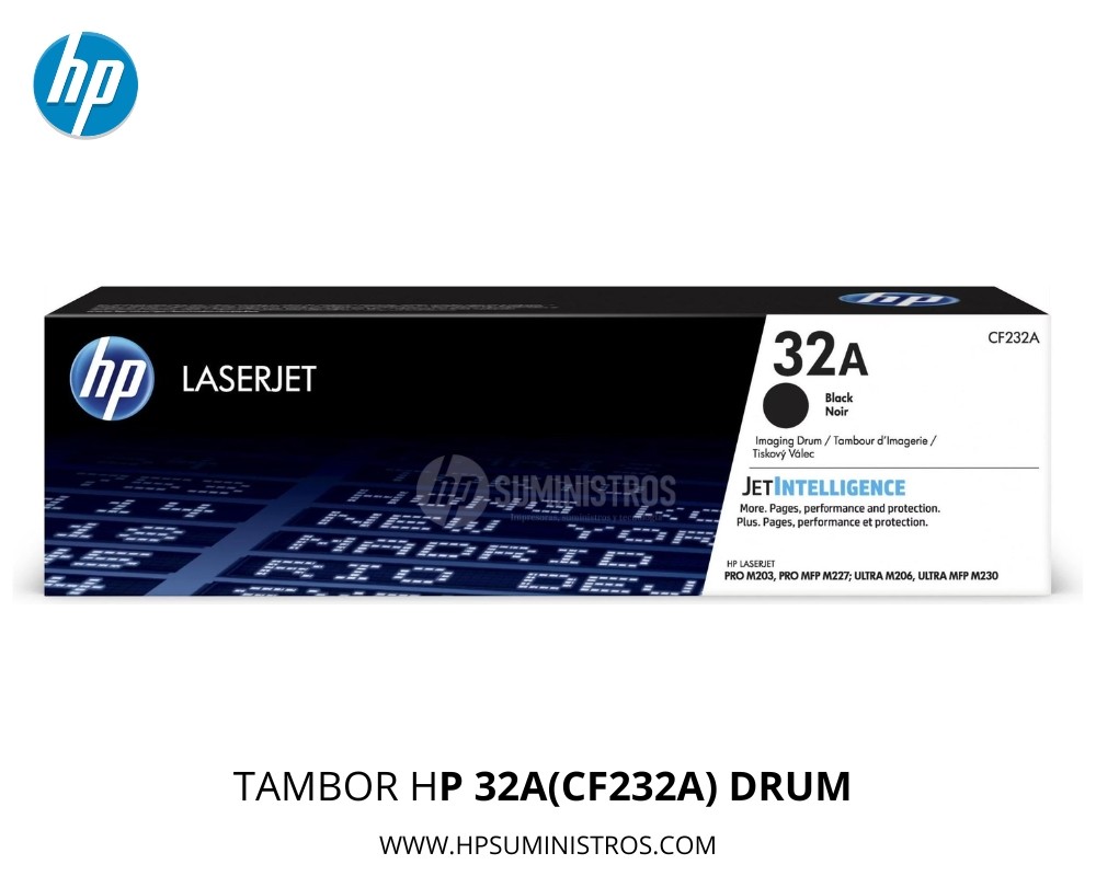 TAMBOR HP 32A(CF232A) DRUM Original | 23,000 Páginas | Para LaserJet Pro M203/MFP M227