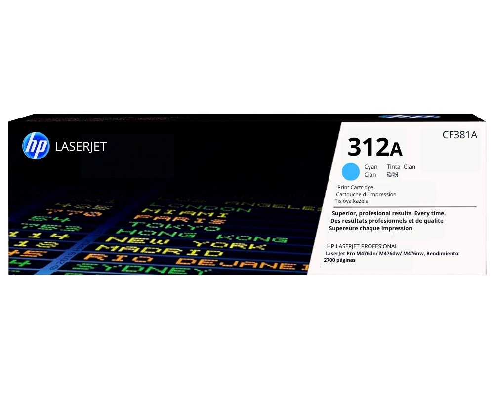 TONER HP CF381A (312A)CYAN- L.J. M476dn/ M476dw/ M476nw  2.4K PG