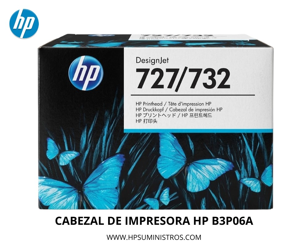 CABEZAL DE IMPRESORA HP B3P06A (727A/732A) DESIGNJET T1500/ T920/ T2500