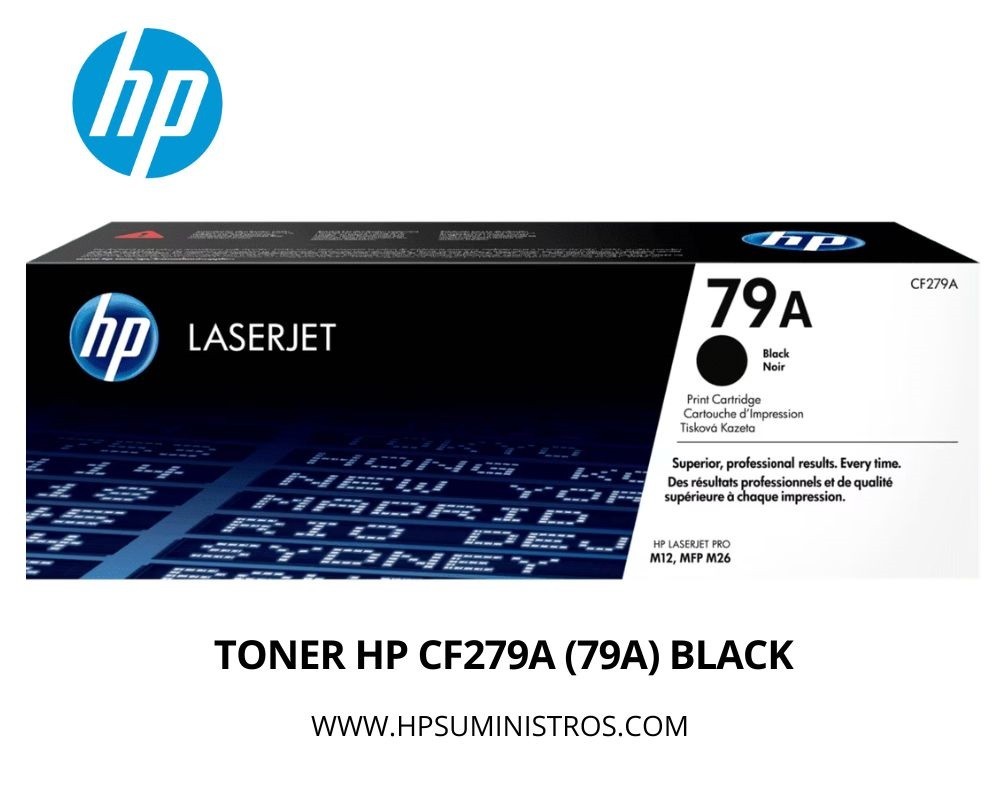 Tóner HP CF279A (79a ) / Negro para M12a, M12w, M26a, M26nw -  Original