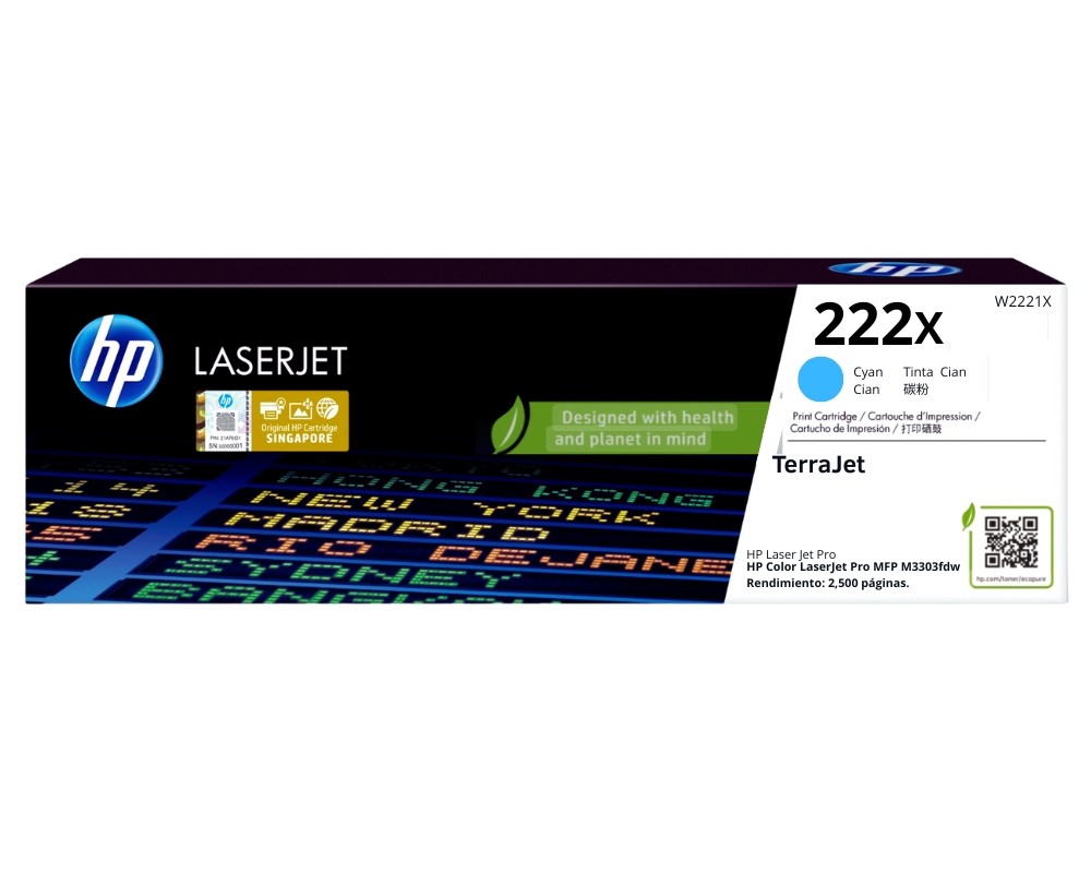 TONER HP 222X (W2221X) CYAN- HP L.J. Pro 4201, 4202, MFP 4301