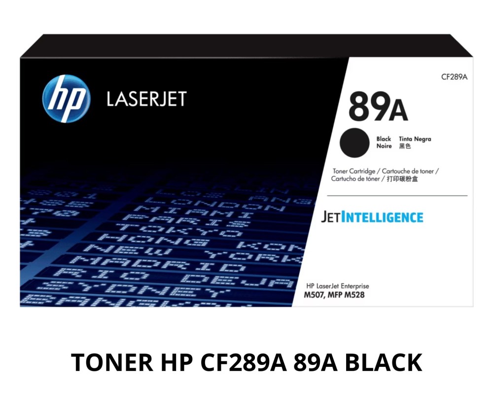 TONER HP CF289A (89A) L.J.E M507 NEGRO 5K PAG. MFP  M507/LJ E50145dn/ E52645